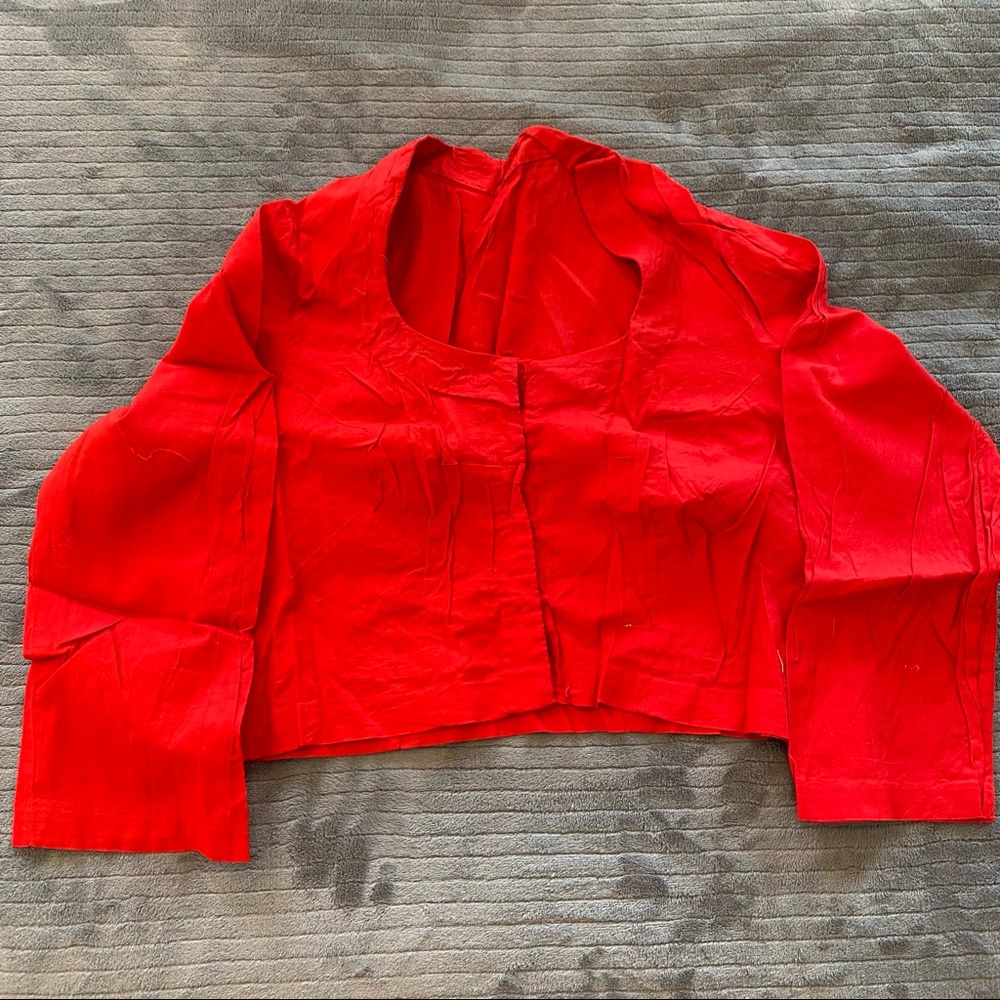 Red Saree Blouse